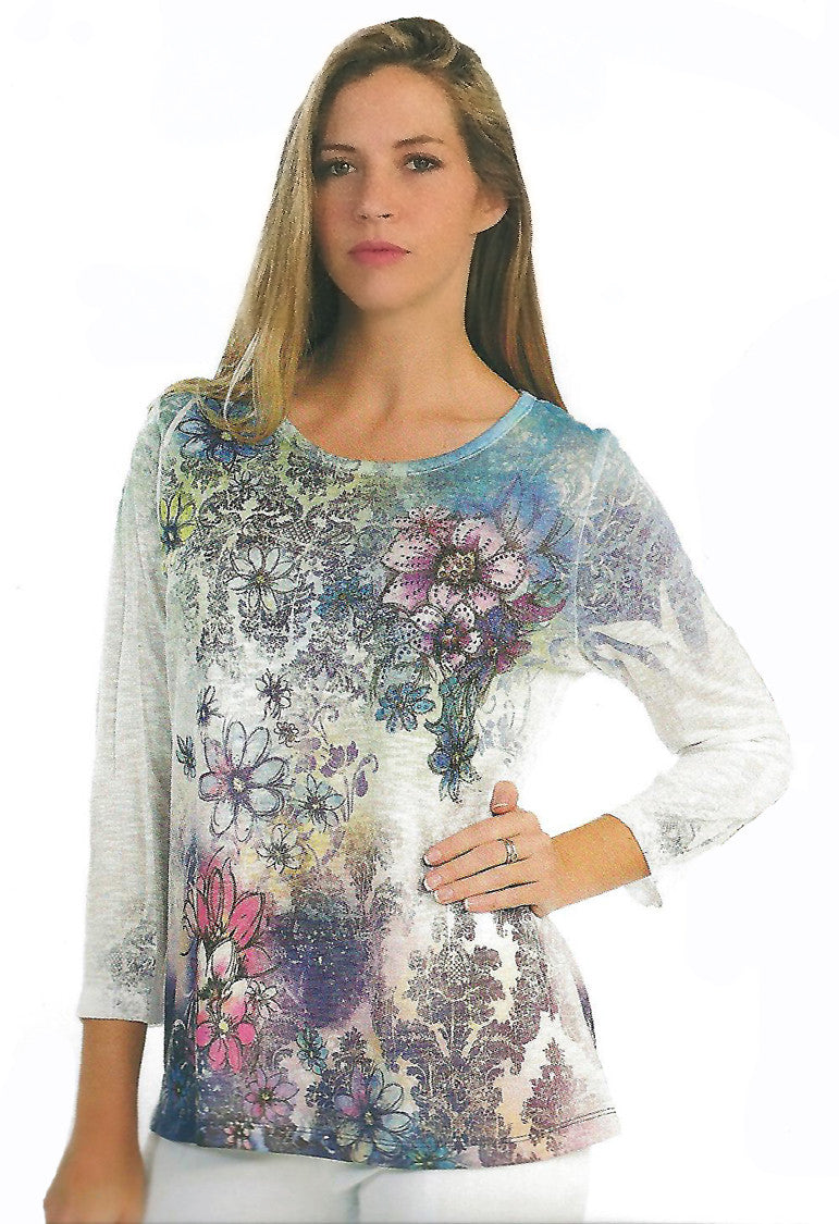 Cactus Fashion for Art Rhinestone Cotton & Sublimation Tops & Tunics