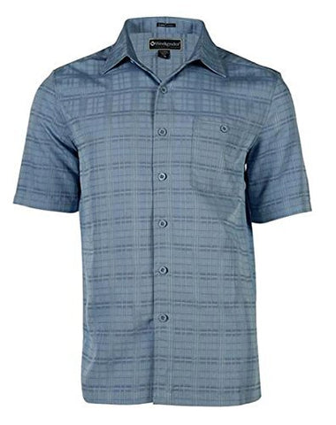 Weekender - Amelia Island, Short Sleeve Matched Pocket, Square Hem Casual Shirt