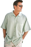 Weekender Sea Foam Bungalow, Short Sleeve, Button Pocket, Casual Shirt