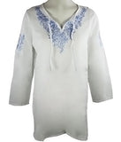 Nomadic Traders - Embroidered Tunic, Knitted Accents on Tie and Tunic