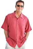 Luau Weekender Bungalow, Spread Collar, Button Pocket, Short Sleeve Shirt