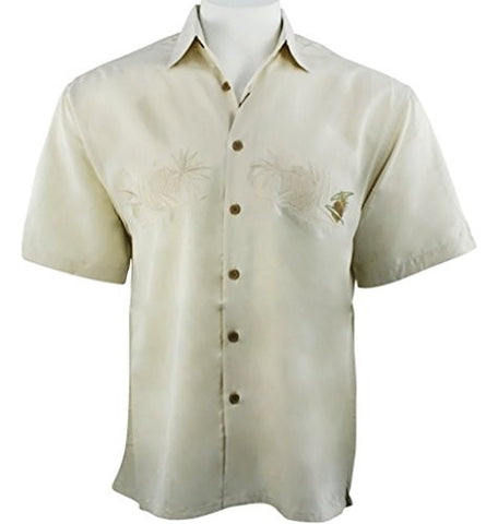 Bamboo Cay - Pineapple Island's Tropical Style Embroidered Shirt
