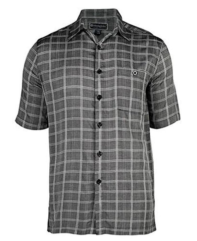 Weekender - Maro Reef, Black Colored Matched Pocket, Square Hem Casual Shirt