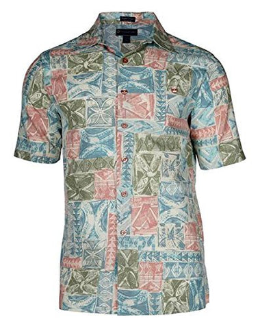 Weekender - Retreat, Short Sleeve, Square Hem, Hawaiian Shirt Two Rear Pleats