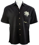 Bamboo Cay - Peekaboo Palm, Embroidered Tropical Style Shirt