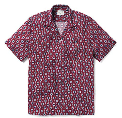 Reyn Spooner - Eye See You, Button Front Print Matched Pocket Classic Camp Shirt