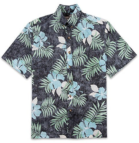Kahala Sportswear Maui No Ka Oi, Relaxed Fit, Retro Floral Print Hawaiian Shirt