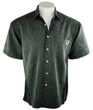 Bamboo Cay - Island Soft, Tropical Style Black Color Camp Shirt