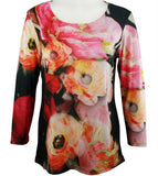 Impulse California - Color Burst, Womens Top with Subtle Rhinestone Accents
