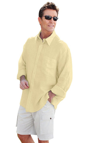 Weekender Canary Pavilion, Long Sleeve, Button Pocket, Casual Shirt