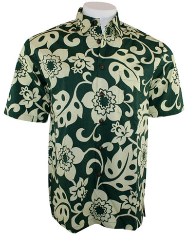Kahala Sportswear - Kealoha, Broadcloth Cotton Short Sleeve Hawaiian Shirt