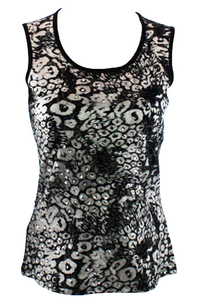 Berek - Animal Lover, Tank Top with Silver Foil and Sequins – Cities ...