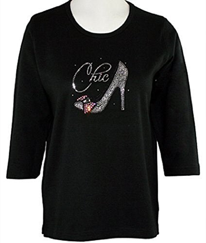 Christine Alexander - Chic Shoe, Fashion Top with Swarovski Crystals